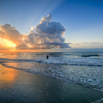 Fishing at the Beach